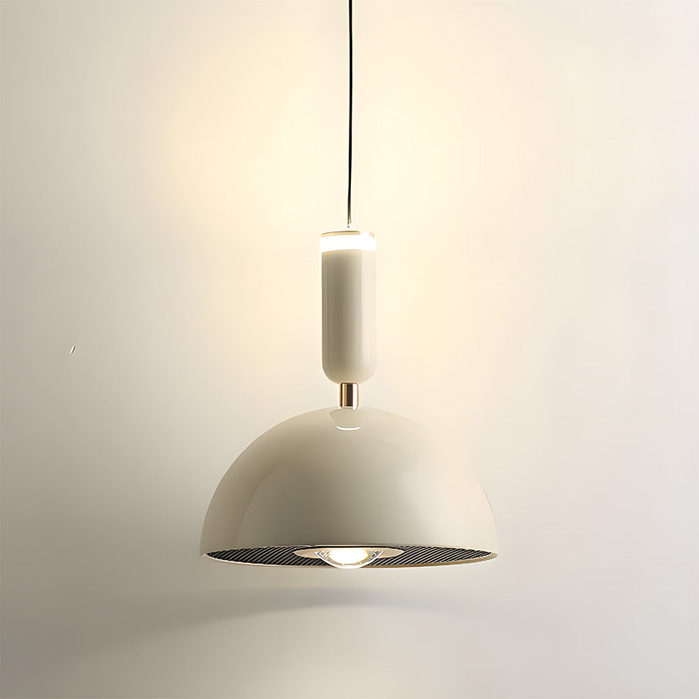 Skandinavische moderne LED-Pendelleuchte – Buntglas-Design mit minimalistischem Rahmen