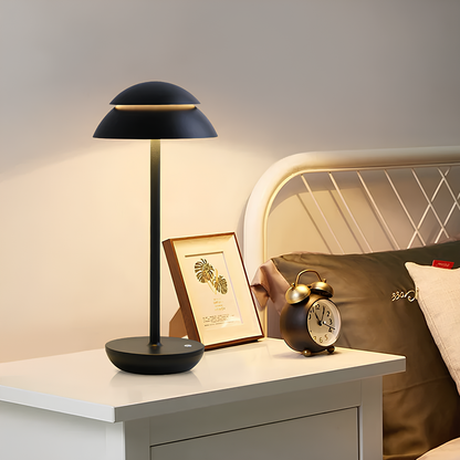 Stilvolle Aluminium-Tischlampe mit Dimmfunktion