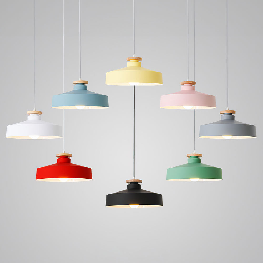 Skandinavische Holz-Pendelleuchte – Modern und Warm