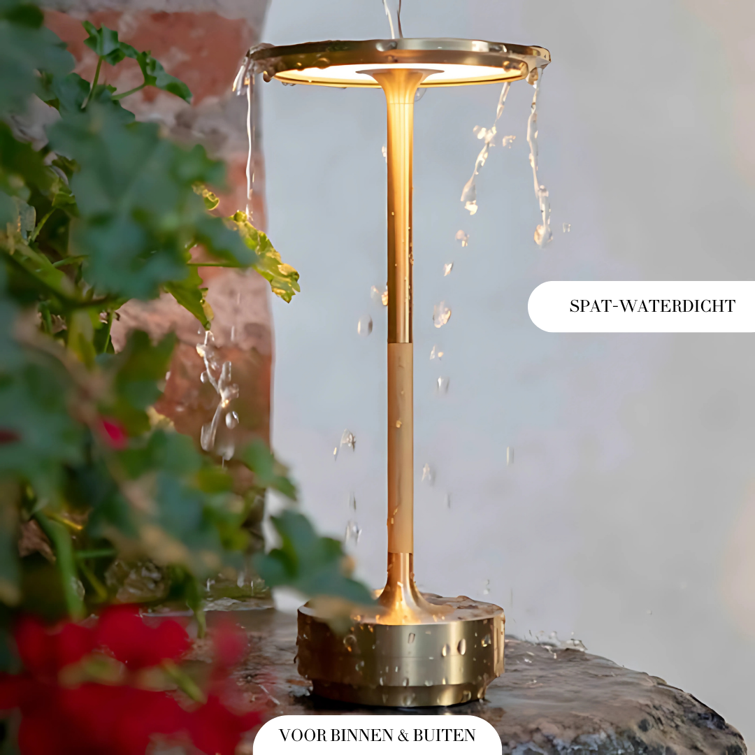 Elegante kabellose Tischlampe mit Touch-Steuerung und drei Lichtmodi