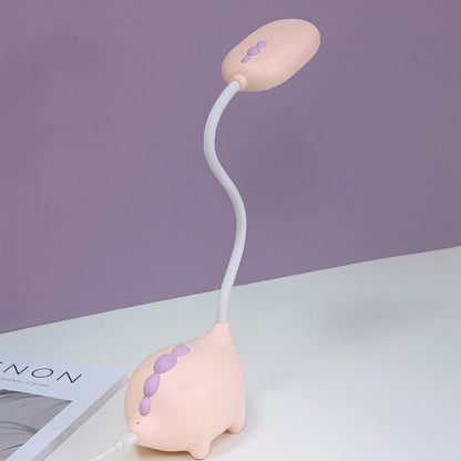 Stylische moderne Tischlampe mit integrierter LED und buntem Design