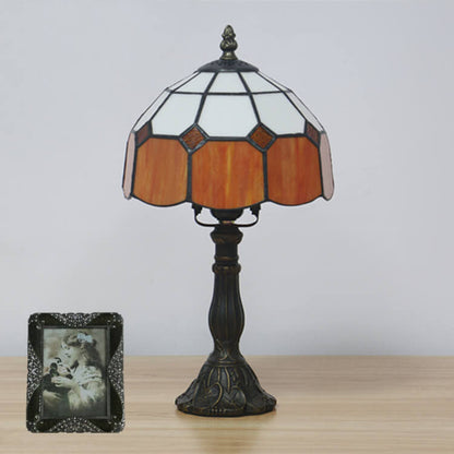 Designer-Tischlampe – Handgefertigtes Tiffany-Glas in verschiedenen Farben
