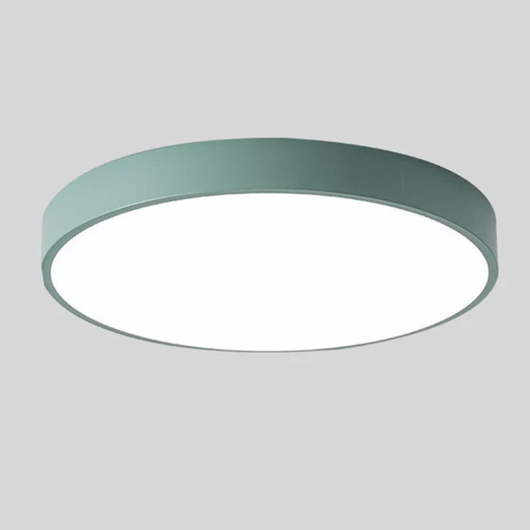 LED-Deckenlampe im skandinavischen Stil aus Holz und Acryl