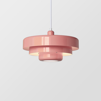Runde stilvolle Eisen-Pendelleuchte – elegantes Industrial-Design für Zuhause und Küche