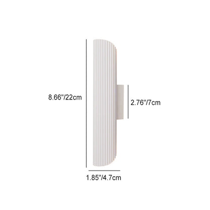 Skandinavische Wandleuchte – Weiß/Schwarz – LED 6W 600lm
