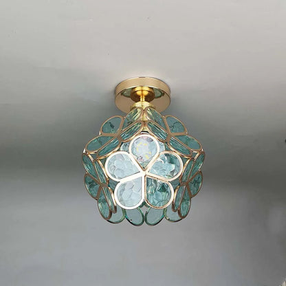 Flora – Auffällige Blumen-Deckenleuchte mit elegantem Design
