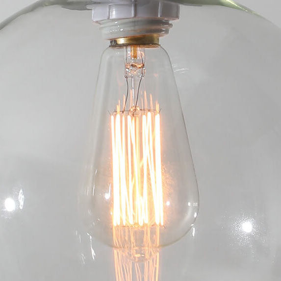 Moderne Glas-Pendelleuchte in mehreren Farben mit kugelförmigem Design