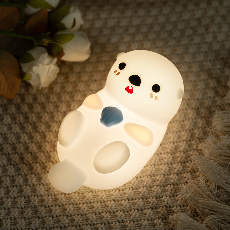 Cheeky – LED-Nachtlicht Otter aus Silikon