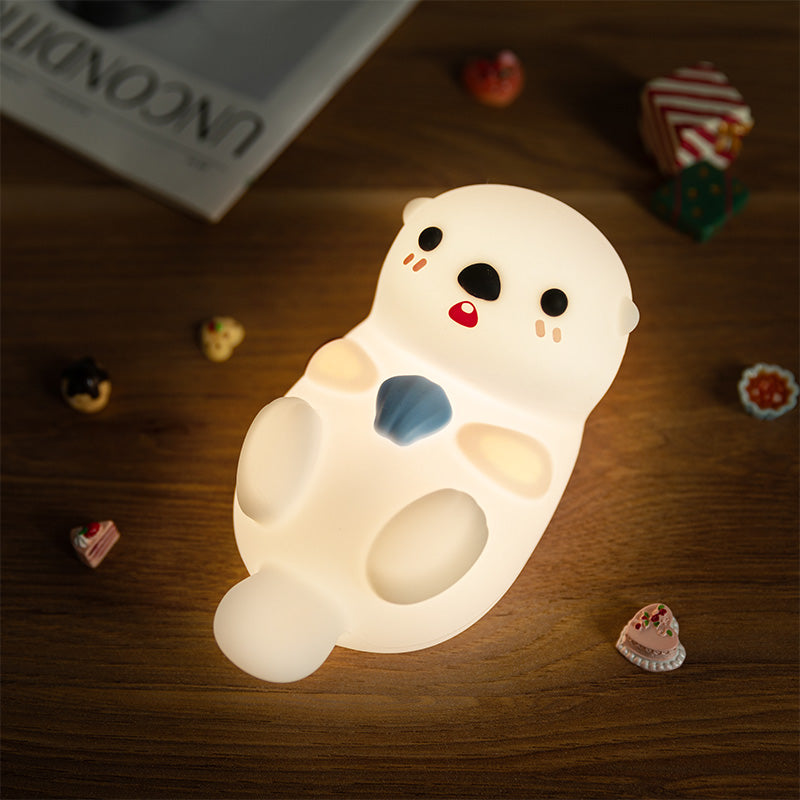 Cheeky – LED-Nachtlicht Otter aus Silikon
