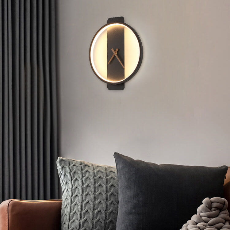 Moderne Wandleuchte – Acryl und Metall – Gold/Schwarz – LED 18W