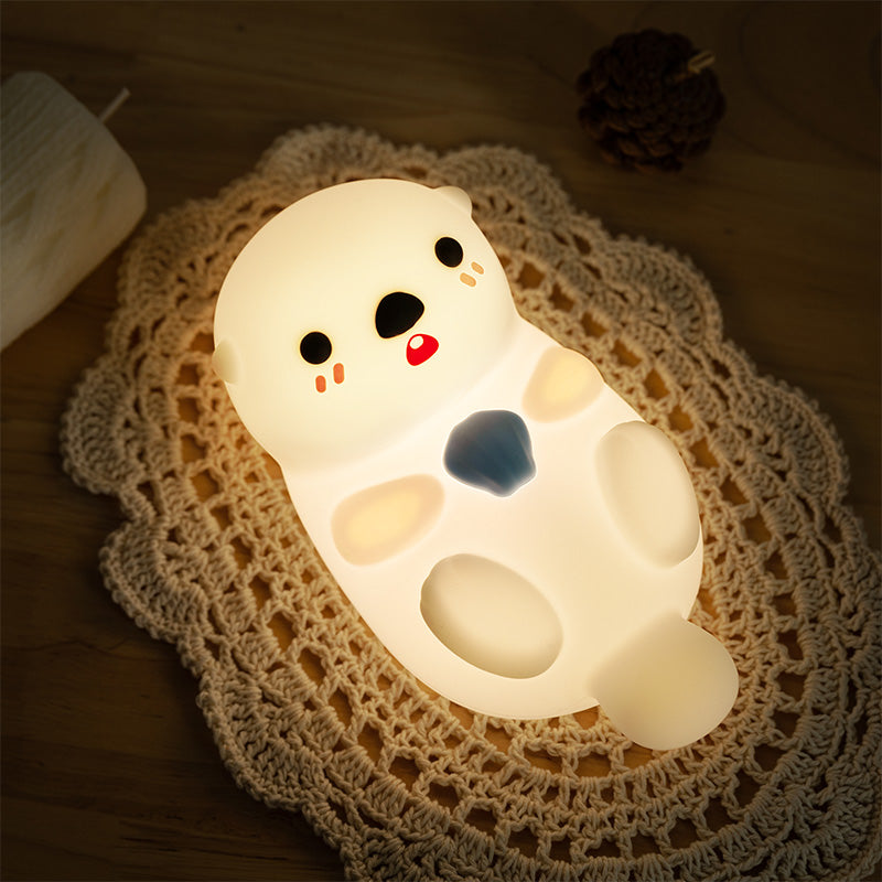Cheeky – LED-Nachtlicht Otter aus Silikon