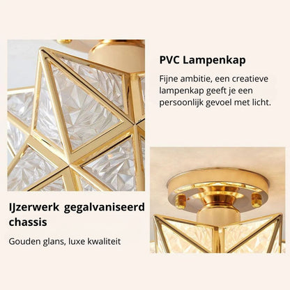 Ovo – Elegante Deckenleuchte in Sternform