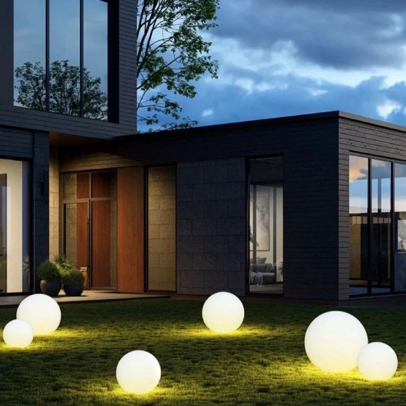 LED-Gartenkugel für Draußen mit 16 Farben und Fernbedienung – Dekorative Gartenbeleuchtung