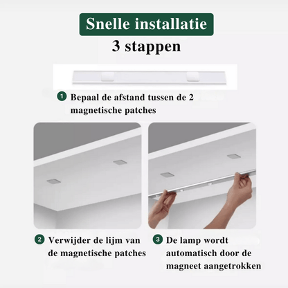 Intelligente kabellose LED-Lampe mit Bewegungssensor und Magnethalterung