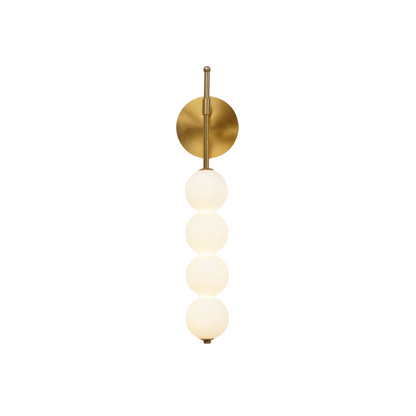 Moderne Japandi-Wandlampe mit warmem LED-Licht