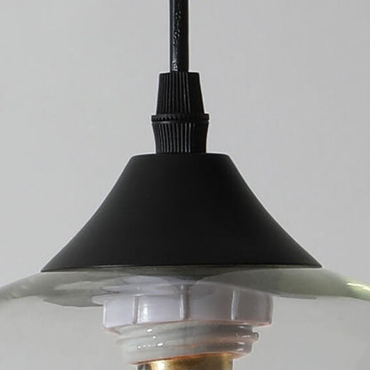 Moderne Glas-Pendelleuchte in mehreren Farben mit kugelförmigem Design