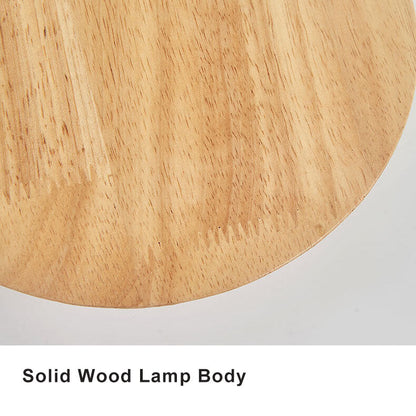 Moderne LED-Wandleuchte aus Holz – Minimalistisches Design – Für Wohnzimmer, Schlafzimmer und Arbeitszimmer