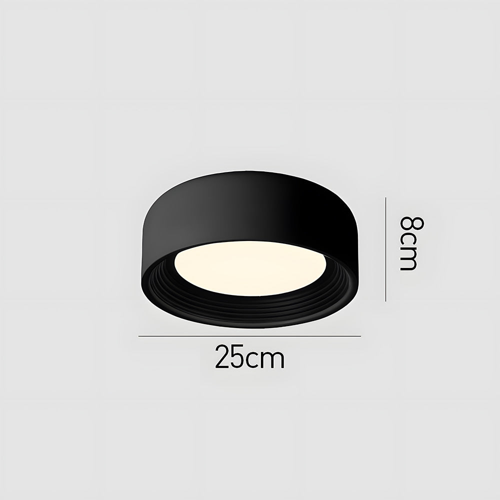 Moderne runde LED-Deckenleuchte – 25/40/50 cm mit weichem Acryl-Diffusor