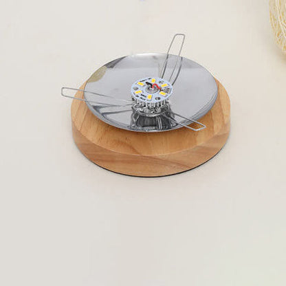 Industrielle Tischlampe aus Rattan und Holz – Japandi, minimalistisches Design und natürlicher Charme