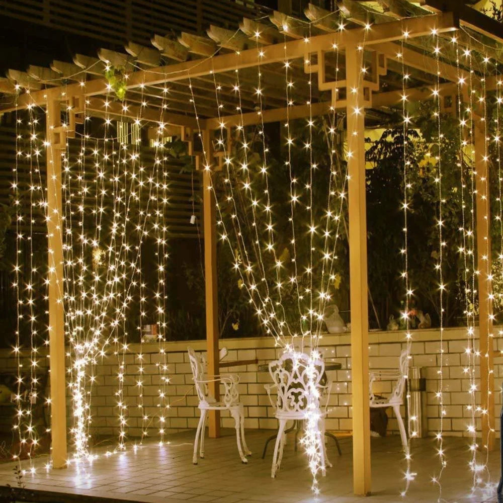 LED-Lichterkette – Warme Stimmungsbeleuchtung mit 8 Lichtmodi