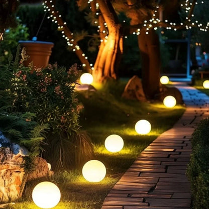 LED-Gartenkugel für Draußen mit 16 Farben und Fernbedienung – Dekorative Gartenbeleuchtung