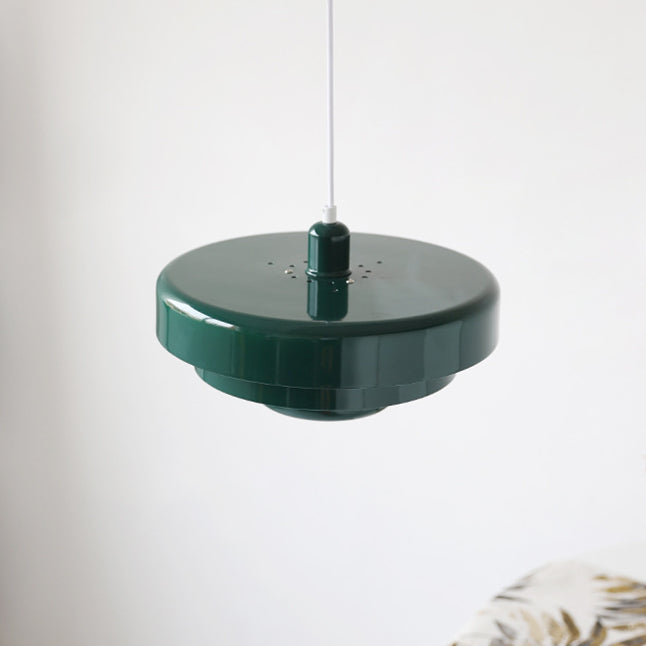 Runde stilvolle Eisen-Pendelleuchte – elegantes Industrial-Design für Zuhause und Küche