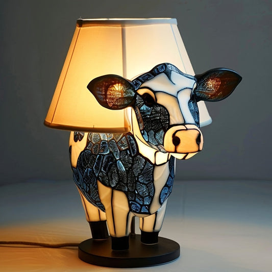 StarCow – Nachtlicht aus Kunstharz in Kuhform für Schlaf- und Wohnzimmer