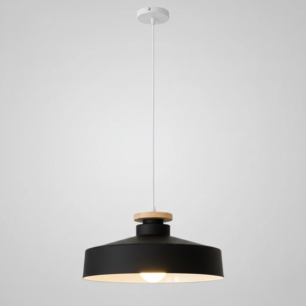 Skandinavische Holz-Pendelleuchte – Modern und Warm