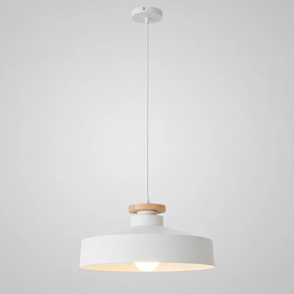 Skandinavische Holz-Pendelleuchte – Modern und Warm