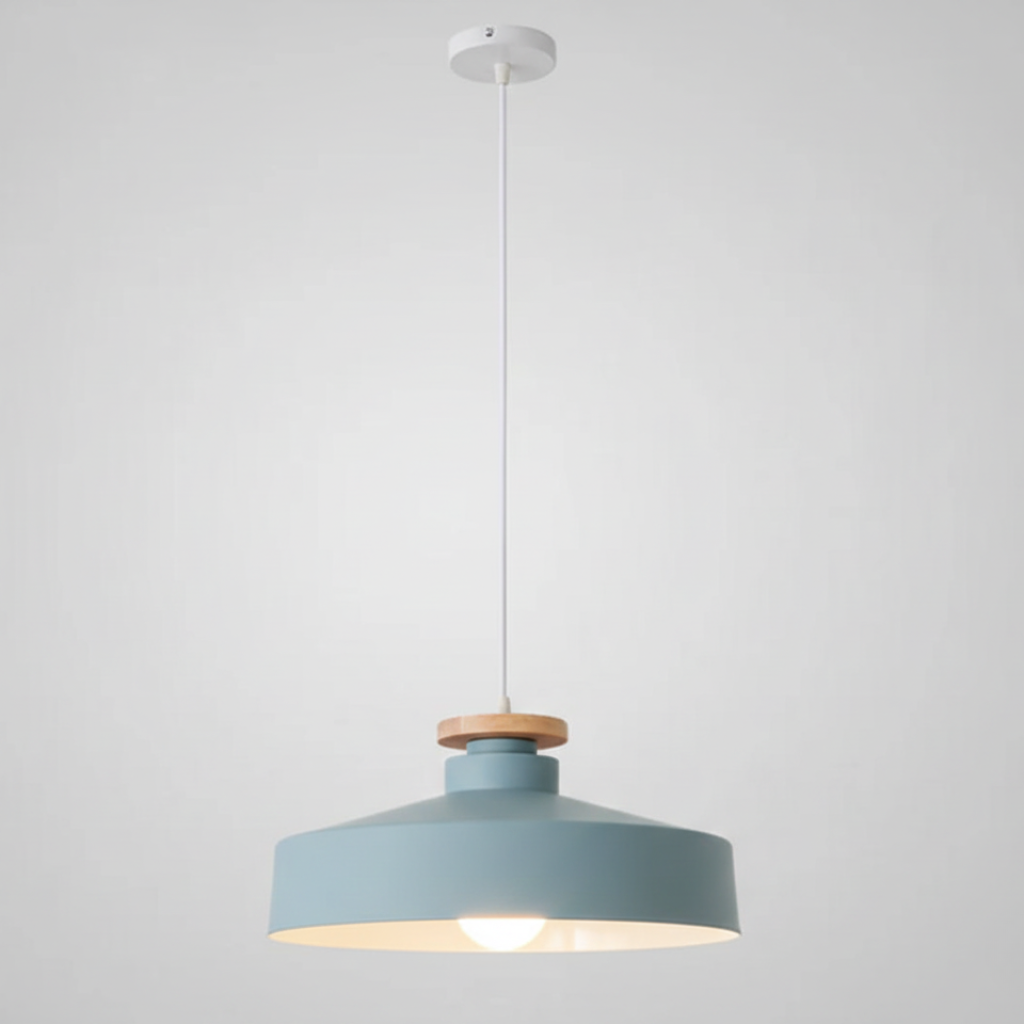Skandinavische Holz-Pendelleuchte – Modern und Warm