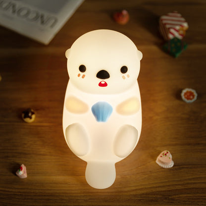 Cheeky – LED-Nachtlicht Otter aus Silikon