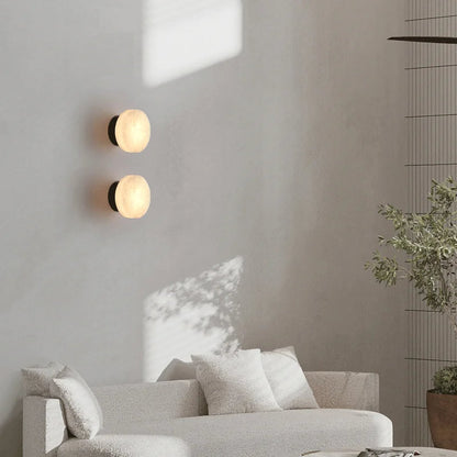 Luxuriöse Marmor-Wandleuchte mit zeitlosem skandinavischem Design