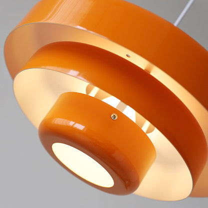 Runde stilvolle Eisen-Pendelleuchte – elegantes Industrial-Design für Zuhause und Küche
