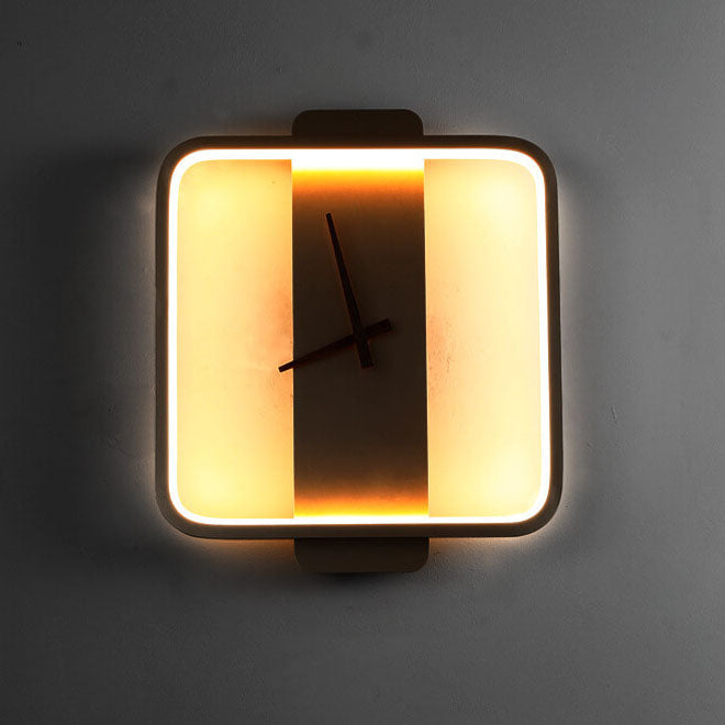 Moderne Wandleuchte – Acryl und Metall – Gold/Schwarz – LED 18W