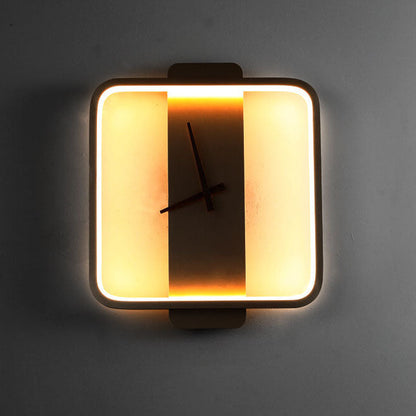 Moderne Wandleuchte – Acryl und Metall – Gold/Schwarz – LED 18W