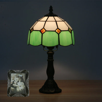 Designer-Tischlampe – Handgefertigtes Tiffany-Glas in verschiedenen Farben