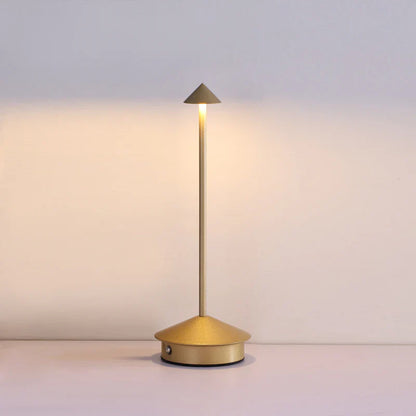 Skandinavische minimalistische Tischlampe mit dimmbarer LED und kabellosem Design