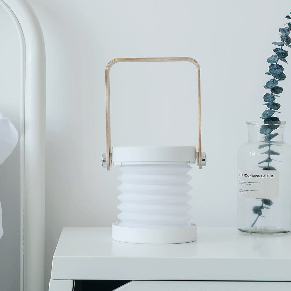 Froy – Faltbare Tischlampe mit USB-Ladefunktion und 4 dimmbaren Lichtstufen