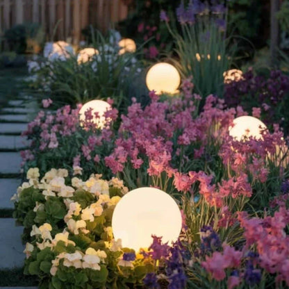 LED-Gartenkugel für Draußen mit 16 Farben und Fernbedienung – Dekorative Gartenbeleuchtung