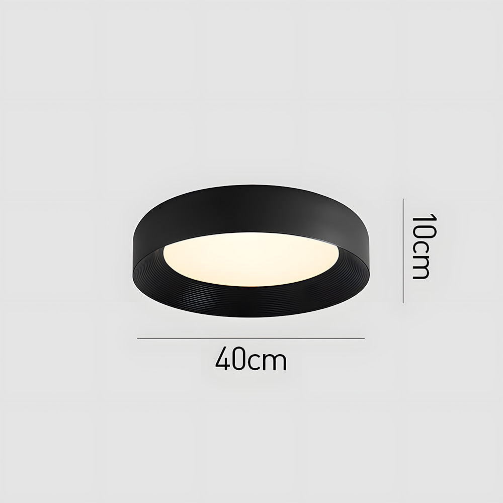 Moderne runde LED-Deckenleuchte – 25/40/50 cm mit weichem Acryl-Diffusor