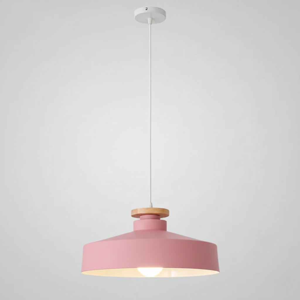 Skandinavische Holz-Pendelleuchte – Modern und Warm
