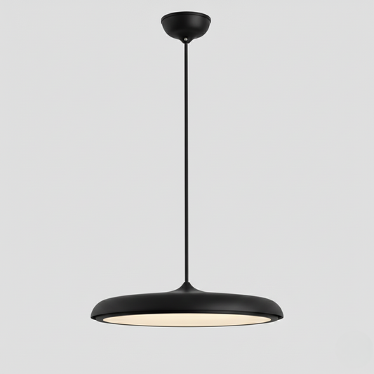 Moderne bunte LED-Pendelleuchte im skandinavischen Design