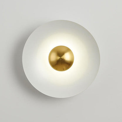Moderne LED-Wandleuchte mit abstraktem Muster