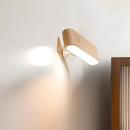 Elegante drehbare Wandleuchte mit magnetischer Halterung