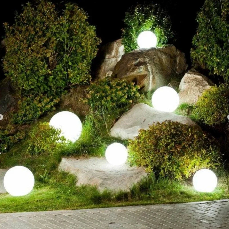 LED-Gartenkugel für Draußen mit 16 Farben und Fernbedienung – Dekorative Gartenbeleuchtung
