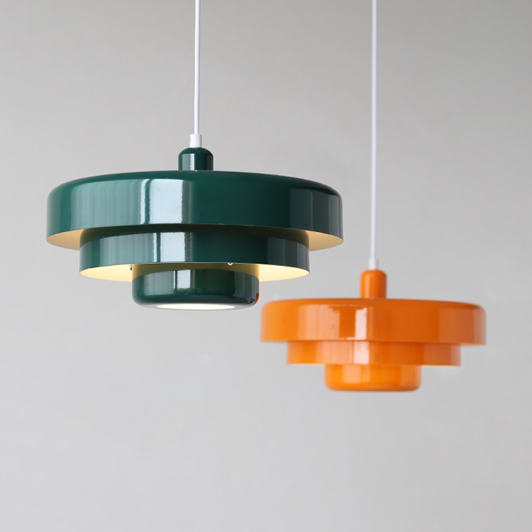 Runde stilvolle Eisen-Pendelleuchte – elegantes Industrial-Design für Zuhause und Küche