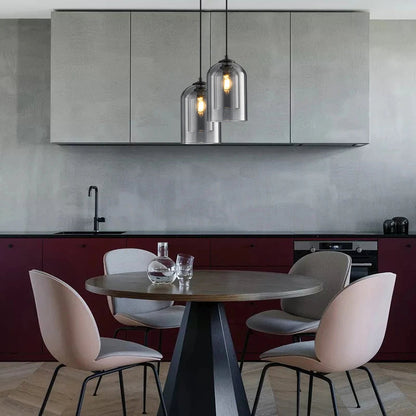 Nöro – Stilvolle skandinavische Glas-Pendelleuchte für Küche und Wohnzimmer