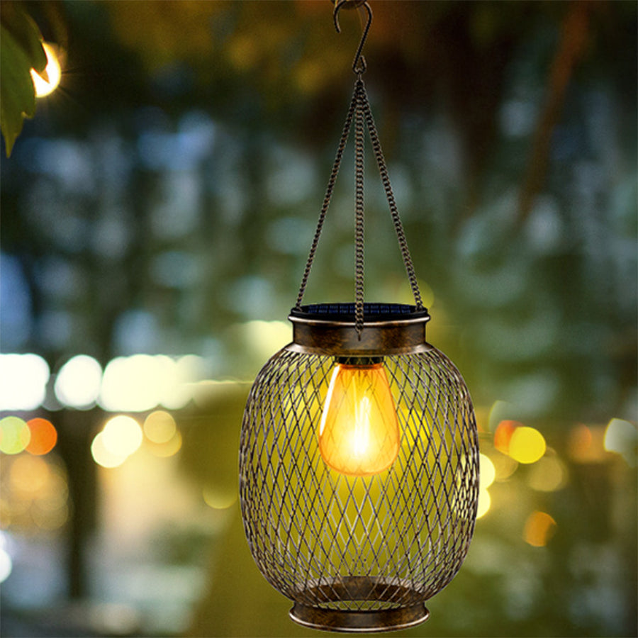 Solarleuchte für Außen – Rund oder Oval mit warmweißem LED-Licht