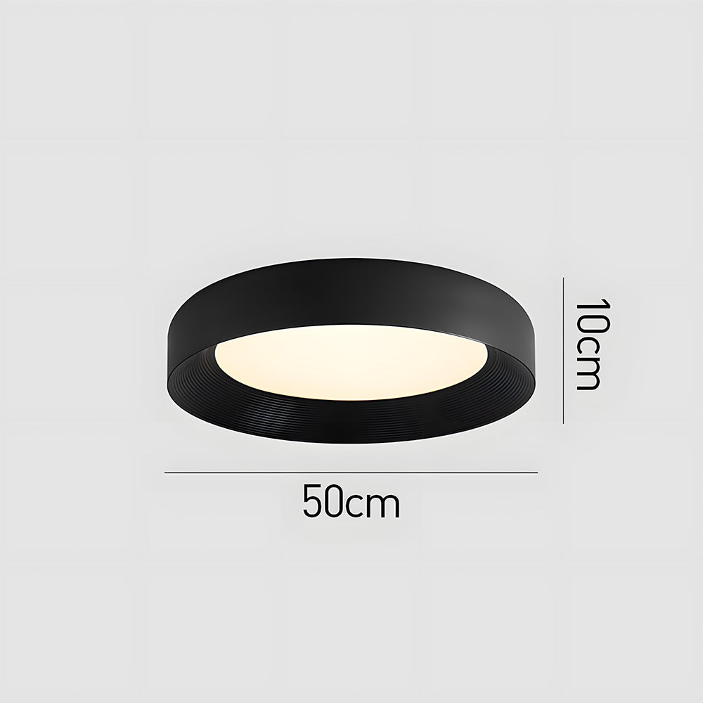 Moderne runde LED-Deckenleuchte – 25/40/50 cm mit weichem Acryl-Diffusor