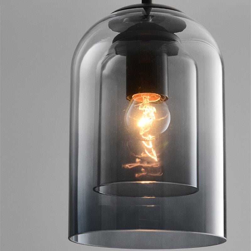 Nöro – Stilvolle skandinavische Glas-Pendelleuchte für Küche und Wohnzimmer